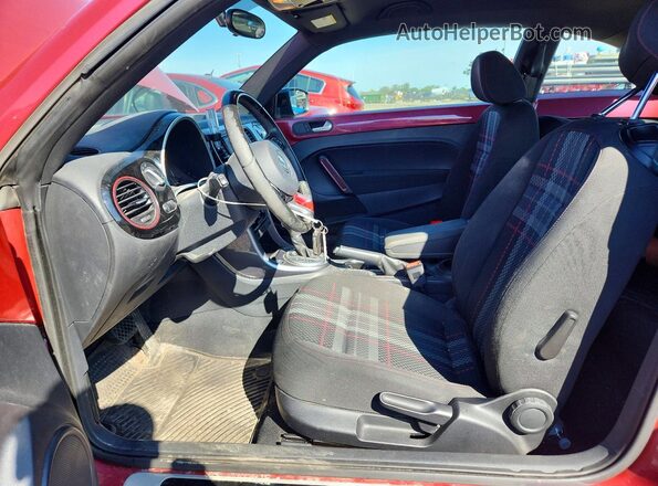 3VWF17AT3HM606696 2017 VOLKSWAGEN BEETLE Pink წინა სალონის ხედი