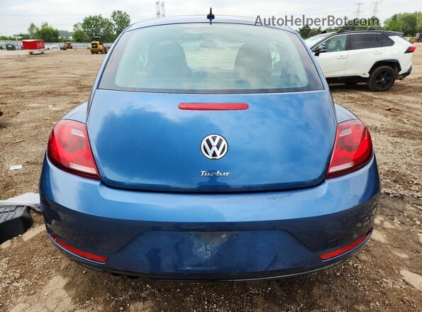 3VWF17AT4HM626956 2017 VOLKSWAGEN BEETLE Blue Вид ззаду