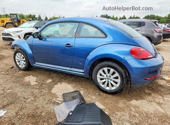 3VWF17AT4HM626956 2017 VOLKSWAGEN BEETLE Blue Задня ліва чверть