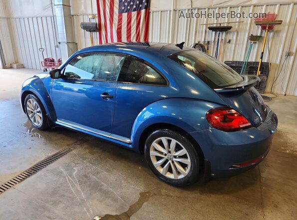 3VWF17AT5HM628540 2017 VOLKSWAGEN BEETLE Blue Trasero izquierdo