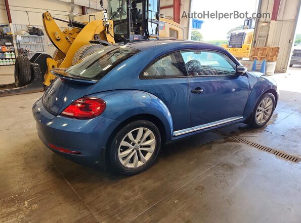 3VWF17AT5HM628540 2017 VOLKSWAGEN BEETLE Blue Trasero derecho