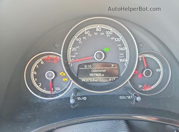 3VWF17AT6HM614484 2017 VOLKSWAGEN BEETLE Pink Սարքավորումների վահանակի տեսք