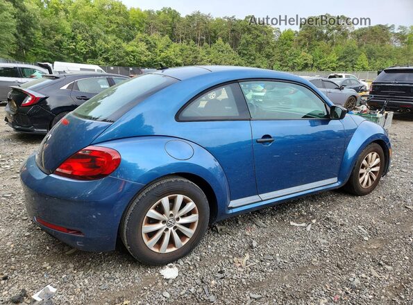 3VWF17AT8HM613398 2017 VOLKSWAGEN BEETLE Blue Trasero derecho