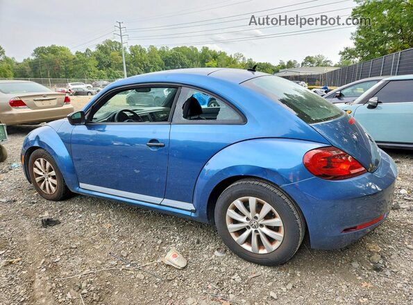 3VWF17AT8HM613398 2017 VOLKSWAGEN BEETLE Blue Trasero izquierdo