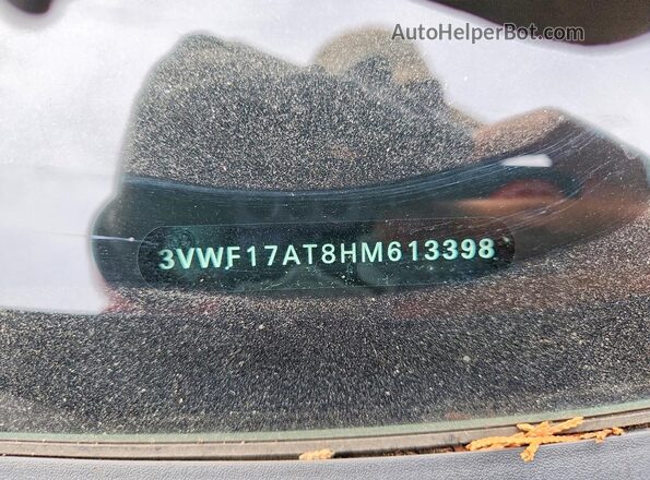 3VWF17AT8HM613398 2017 VOLKSWAGEN BEETLE Blue Vista del compartimento del motor