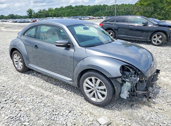 3VWF17ATXHM619462 2017 VOLKSWAGEN BEETLE Gray Delantero derecho