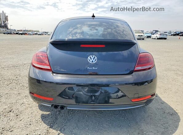 3VWFD7AT0JM706753 2018 VOLKSWAGEN BEETLE Black Widok z tyłu