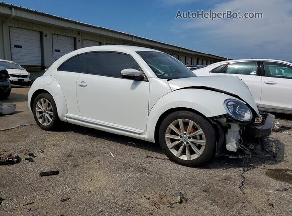 3VWFD7AT4JM714189 2018 VOLKSWAGEN BEETLE Белый Передняя правая четверть