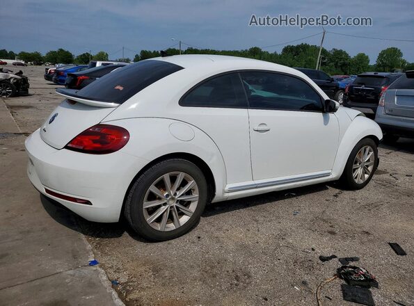 3VWFD7AT4JM714189 2018 VOLKSWAGEN BEETLE Белый Задняя правая четверть
