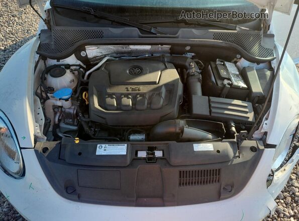 3VWFD7AT4KM708748 2019 VOLKSWAGEN BEETLE White უკანა სალონის ხედი