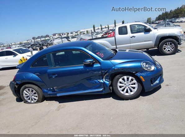 3VWFD7ATXKM713260 2019 VOLKSWAGEN BEETLE Blue 