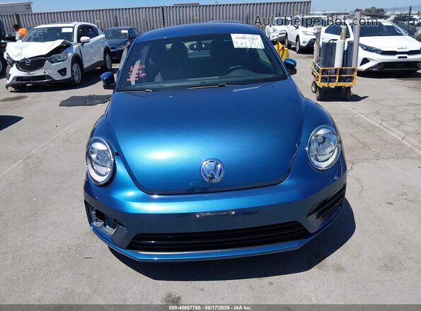3VWFD7ATXKM713260 2019 VOLKSWAGEN BEETLE Blue 