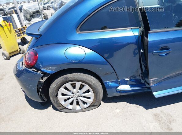 3VWFD7ATXKM713260 2019 VOLKSWAGEN BEETLE Blue Vista interior de 360 grados