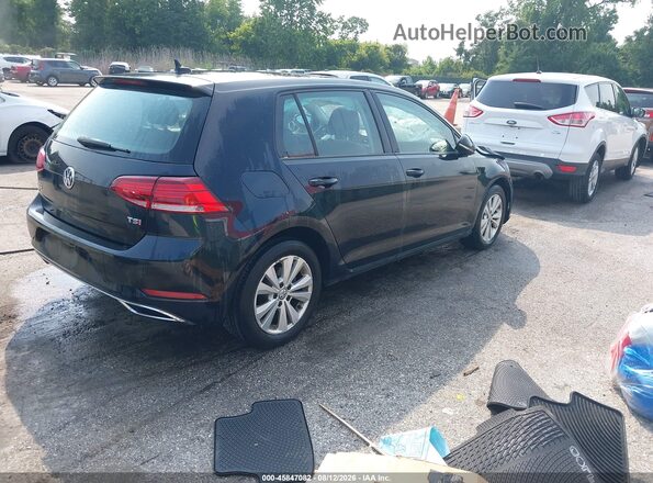 3VWG17AU8JM280607 2018 VOLKSWAGEN GOLF Черный Задняя правая четверть