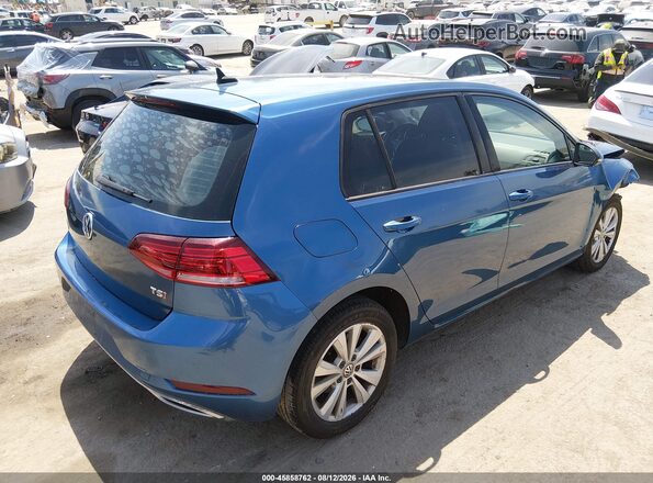 3VWG17AUXJM273237 2018 VOLKSWAGEN GOLF Blue Հետևի աջ