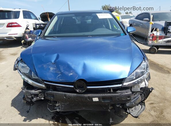 3VWG17AUXJM273237 2018 VOLKSWAGEN GOLF Blue Սարքավորումների վահանակի տեսք