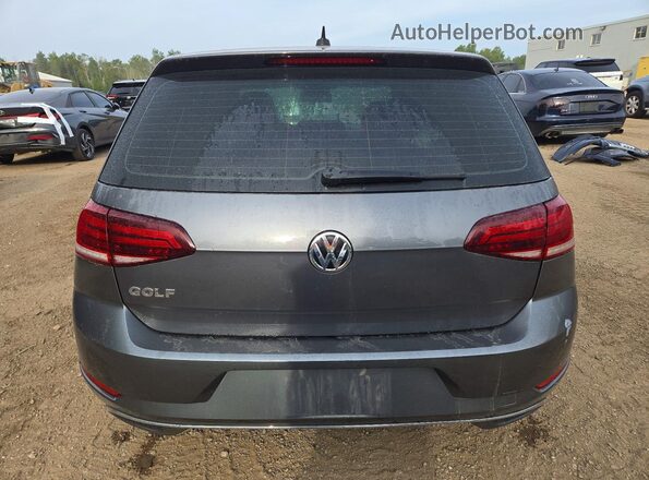 3VWG57AU2KM033136 2019 VOLKSWAGEN GOLF Gray Вид ззаду
