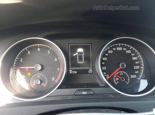 3VWG57AU6MM016097 2021 VOLKSWAGEN GOLF Blue Սարքավորումների վահանակի տեսք