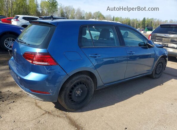 3VWG57AU6MM016097 2021 VOLKSWAGEN GOLF Blue Հետևի աջ