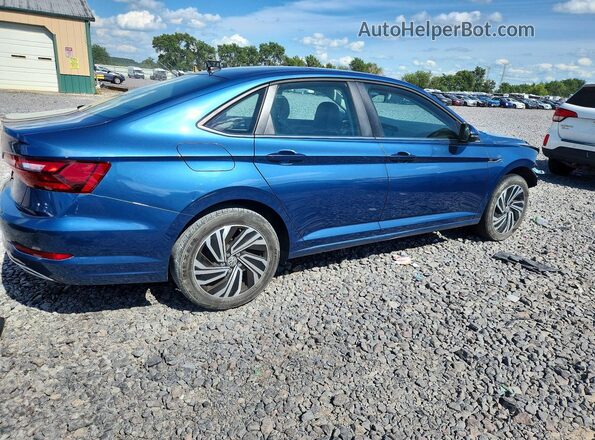 3VWG57BU1MM085827 2021 VOLKSWAGEN JETTA Синий Задняя правая четверть