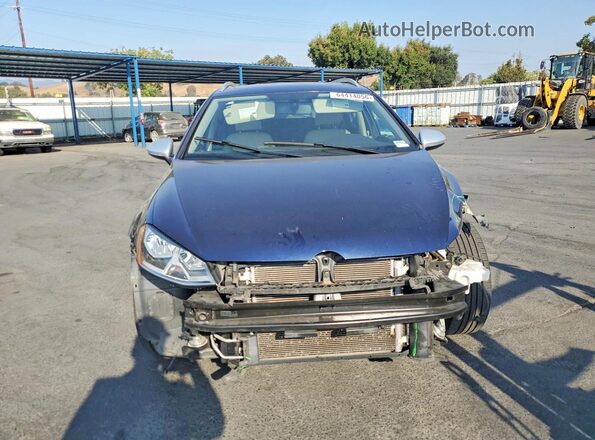3VWH17AU0HM521865 2017 VOLKSWAGEN GOLF Синий Вид спереди