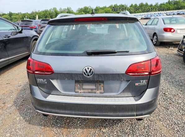 3VWH17AU0HM528136 2017 VOLKSWAGEN GOLF Gray უკანა ხედი