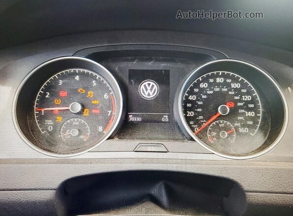 3VWH17AU0HM528136 2017 VOLKSWAGEN GOLF Gray ხელსაწყოთა პანელის ხედი