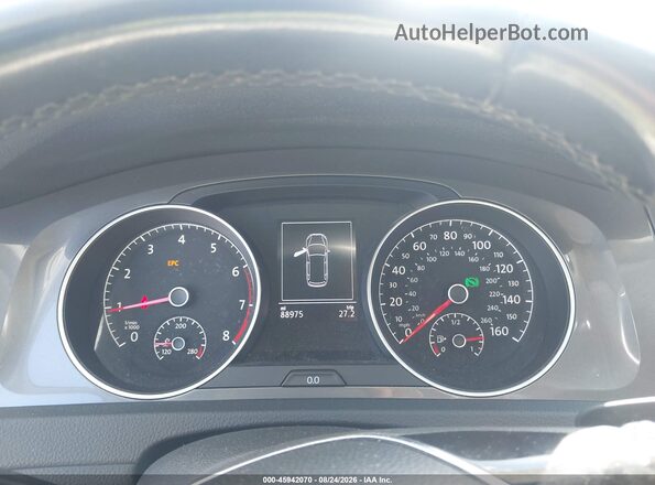 3VWH17AU3HM534075 2017 VOLKSWAGEN GOLF Black Вид задніх сидінь
