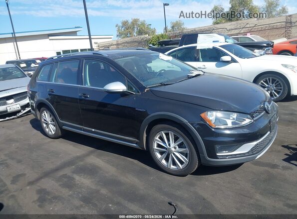 3VWH17AU3HM534075 2017 VOLKSWAGEN GOLF Black Панорамний вид салону 360°