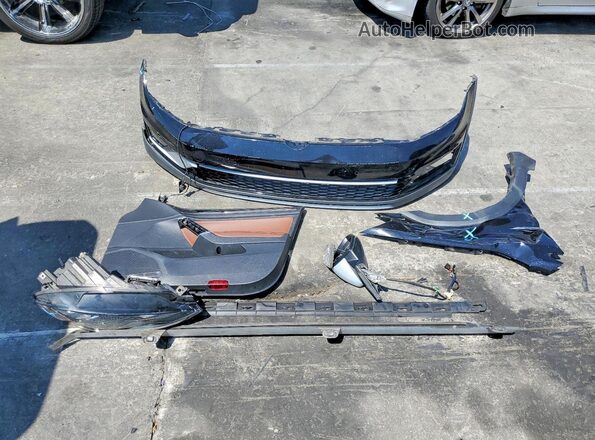 3VWH17AU3KM503254 2019 VOLKSWAGEN GOLF Black Widok naklejki z numerem VIN