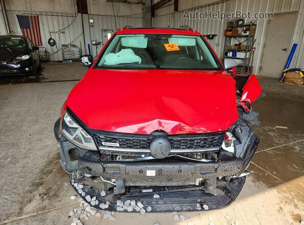3VWH17AU6HM540923 2017 VOLKSWAGEN GOLF Red წინა ხედი