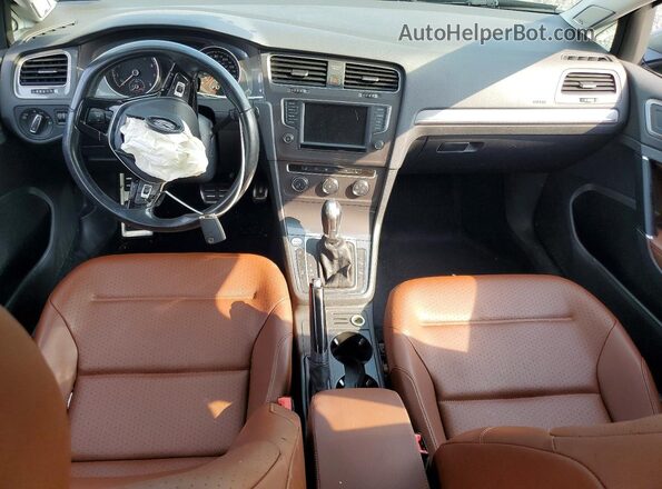 3VWH17AU7HM541398 2017 VOLKSWAGEN GOLF Black Widok deski rozdzielczej