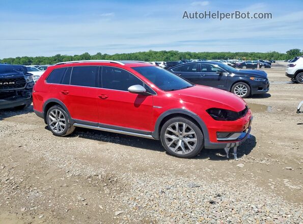 3VWH17AU8HM513870 2017 VOLKSWAGEN GOLF Красный Передняя правая четверть