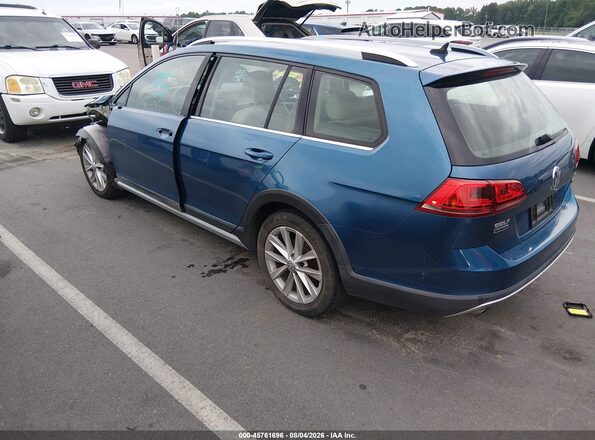 3VWH17AU8HM519653 2017 VOLKSWAGEN GOLF Blue Rear left