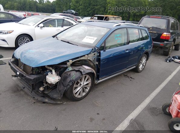 3VWH17AU8HM519653 2017 VOLKSWAGEN GOLF Blue Front left