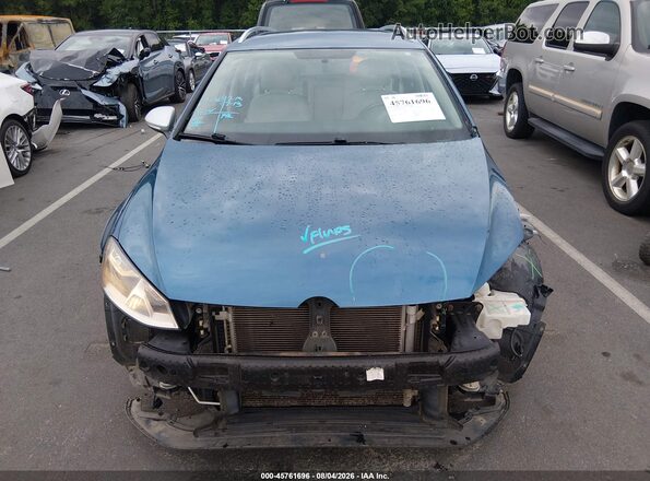 3VWH17AU8HM519653 2017 VOLKSWAGEN GOLF Blue Rear interior view