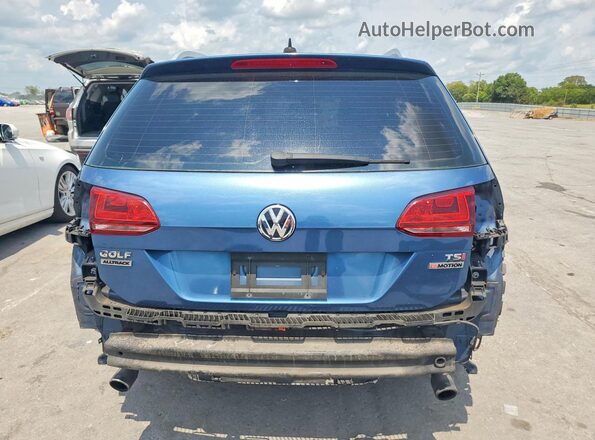 3VWH17AU9HM509472 2017 VOLKSWAGEN GOLF Blue Vista trasera