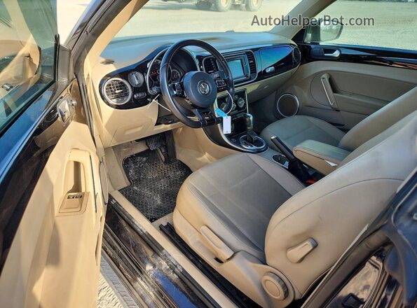 3VWJ17AT9HM618202 2017 VOLKSWAGEN BEETLE Black წინა პანელის ხედი