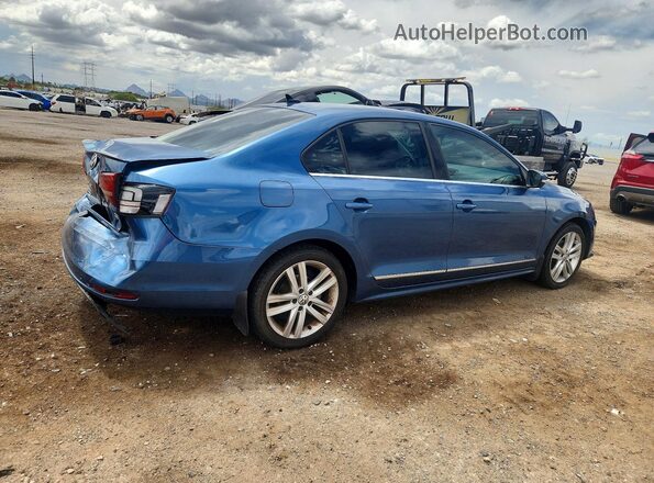 3VWL17AJ6HM224941 2017 VOLKSWAGEN JETTA Blue უკანა მარჯვენა