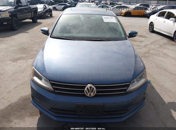 3VWL17AJ8HM228795 2017 VOLKSWAGEN JETTA Blue Widok zestawu wskaźników