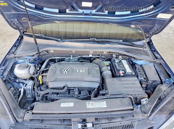 3VWM17AU2KM511070 2019 VOLKSWAGEN GOLF Blue Vista interior trasera