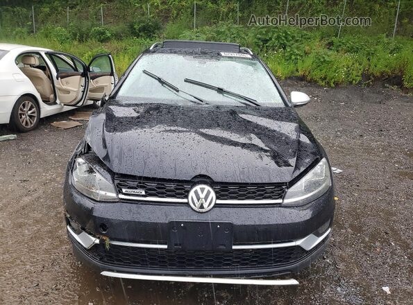 3VWM17AU8KM523756 2019 VOLKSWAGEN GOLF Black Front view