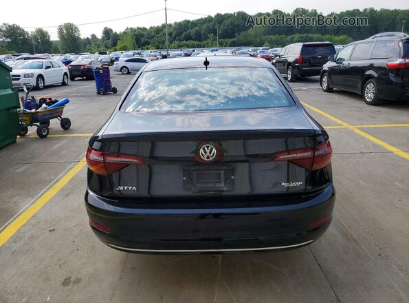 3VWN57BU0KM112830 2019 VOLKSWAGEN JETTA Black უკანა ხედი