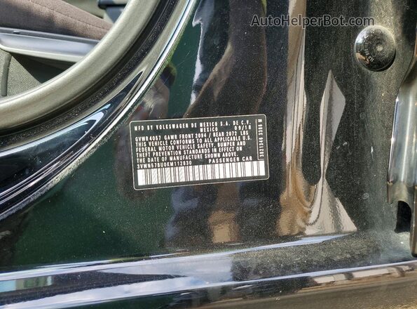 3VWN57BU0KM112830 2019 VOLKSWAGEN JETTA Black ძრავის განყოფილების ხედი