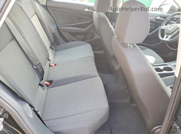 3VWN57BU0KM112830 2019 VOLKSWAGEN JETTA Black უკანა სავარძლების ხედი