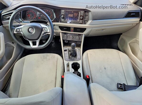 3VWN57BU1KM104879 2019 VOLKSWAGEN JETTA Blue Vista del salpicadero