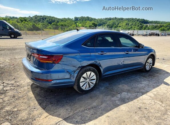 3VWN57BU1KM104879 2019 VOLKSWAGEN JETTA Blue Trasero derecho