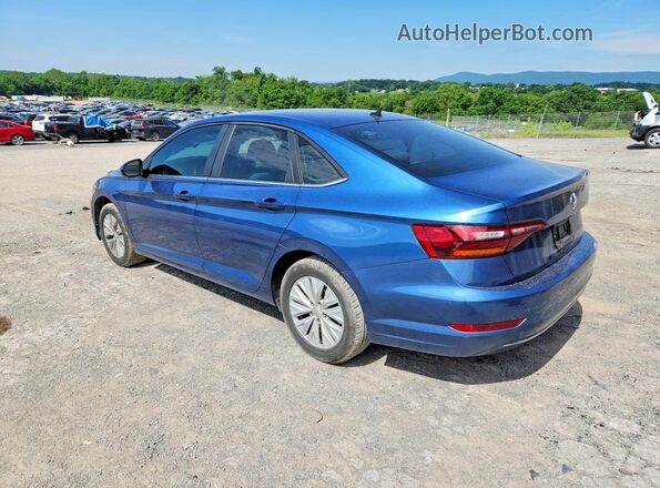 3VWN57BU1KM104879 2019 VOLKSWAGEN JETTA Blue Trasero izquierdo