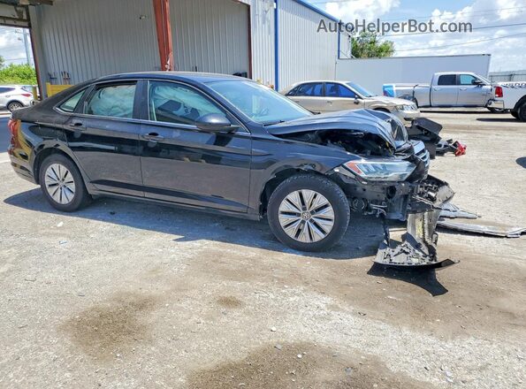 3VWN57BU3KM034950 2019 VOLKSWAGEN JETTA Черный Передняя правая четверть