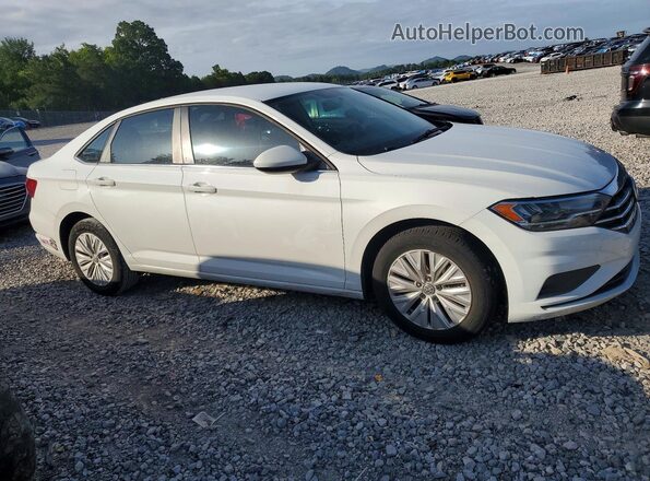3VWN57BU3KM069505 2019 VOLKSWAGEN JETTA Белый Передняя правая четверть